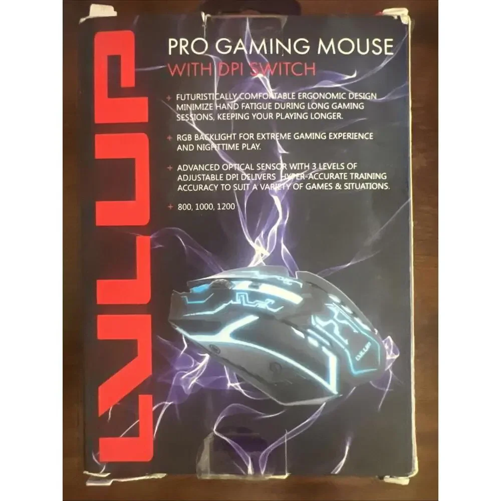 Vivitar LVLUP Pro Gaming Mouse DPI Switch for Ps4, Ps4 Pro, Xbox One, PC LU737